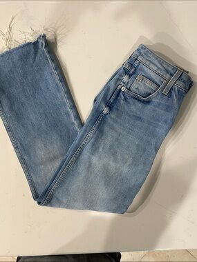 AMO High Rise Kick Topanga Jeans- Size 24